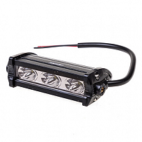 Фара светодиодная OFF ROAD 106*30мм прямоугольная 12V/24V 18W 6000К SKYWAY 3 диода Дальний свет
